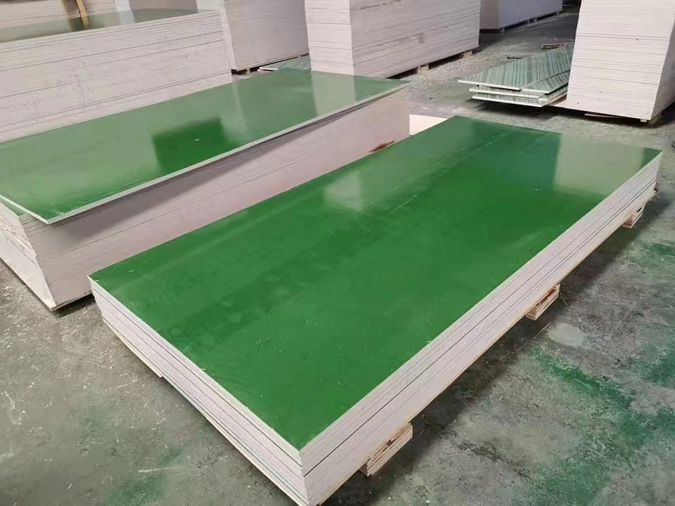 Green Plastic Film Faced Plywood Building Plastic Formwork Plywood