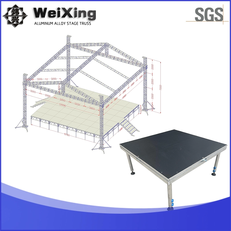 10X10X8m Outdoor Aluminum LED Video Wall Support Truss for Sale