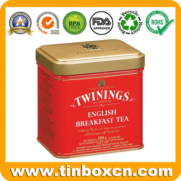 Rectangular Pet Food Tin Box for Cat Cookies Packaging