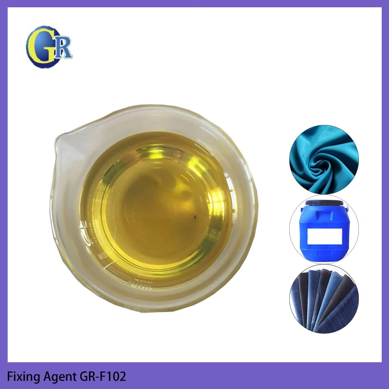Excellent Fixing Effect on Cotton Fabrics Fixing Agent Textile Auxiliaries China Supplier Gr-F102
