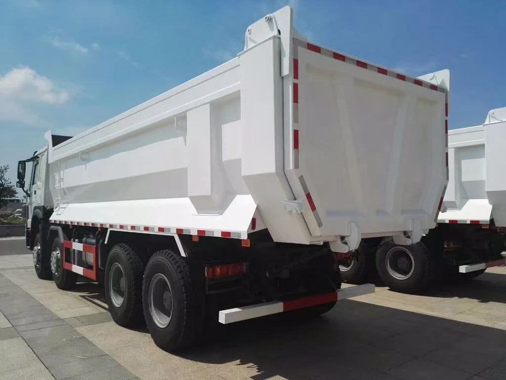 شاحنة تفريغ صندوق U-Box Sinotruk Sinotruck HOWO شاحنة تفريغ مستعملة 10 الإطارات شاحنة ذات إطار فولاذي جديد للخدمة الشاقة جديدة أو حمولة مستعملة على شكل حرف U لعجلة 10X4 بقدرة 30/40 طن