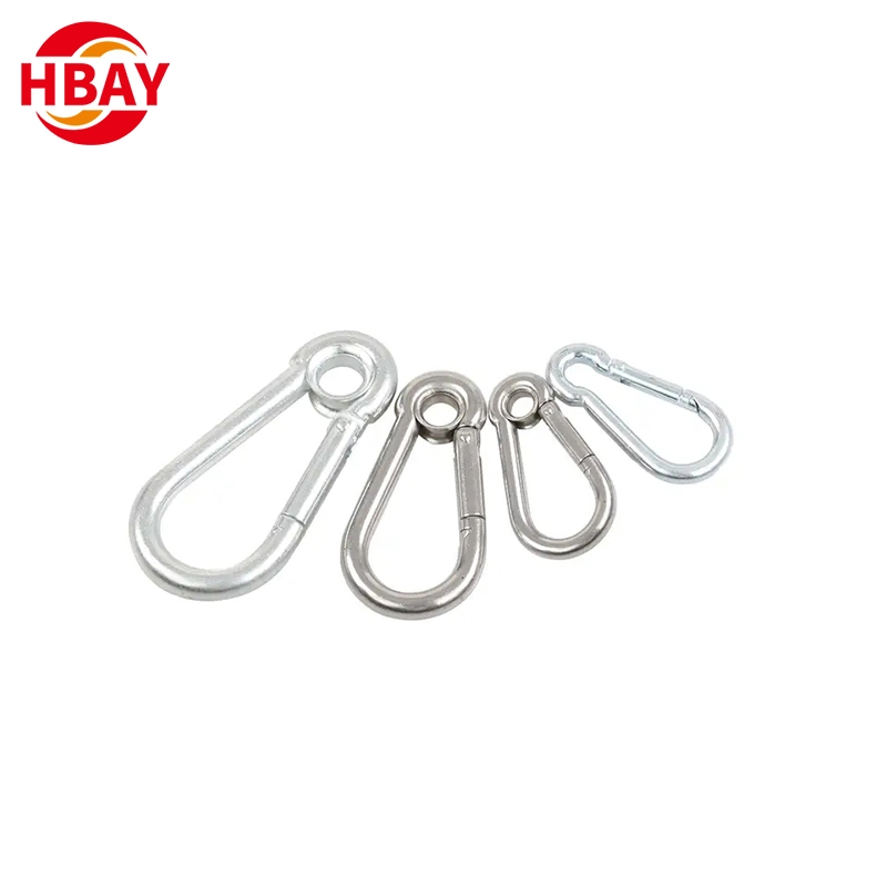 Stainless Steel 304 Metal Safety Carabiner Clip Hook Spring Snap Hook