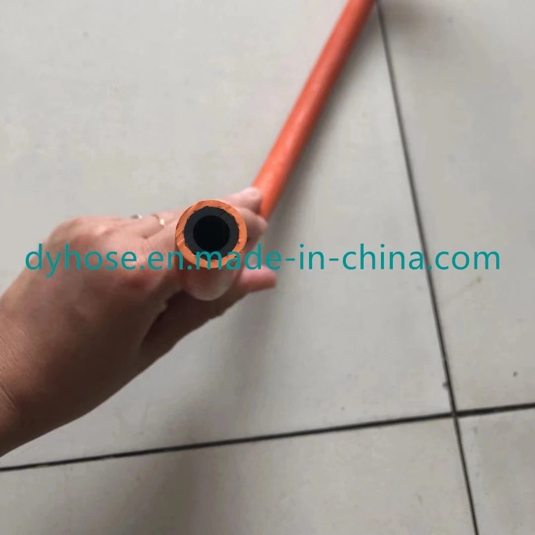 Flexible Industrial Family Cook Gas LPG Hose Orange Rubber Hose