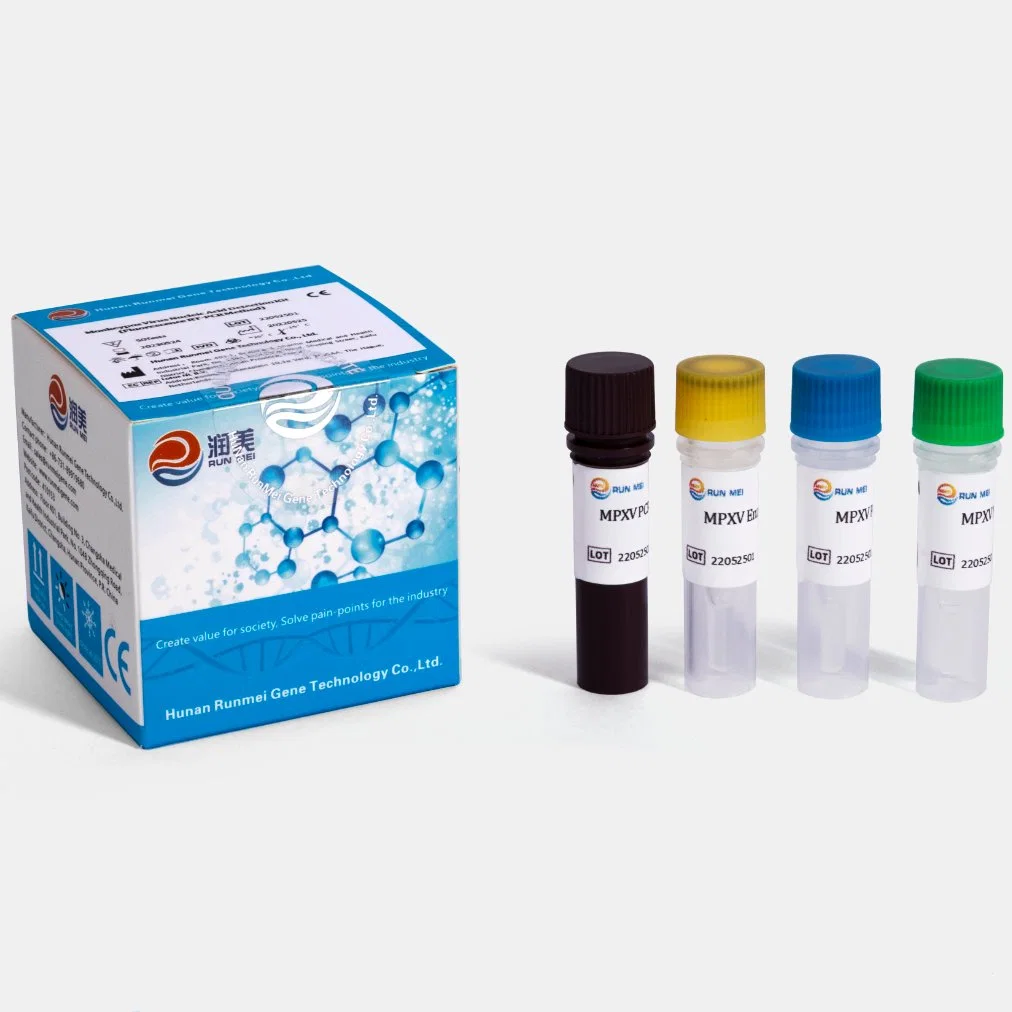 Runmei Factory Supply Monkeypox Rapid PCR Test Kit, mayorista Monkeypox virus, Monkeypox Molecular Biology Reagents Monkeypox virus PCR Rapid Diagnostic Kit