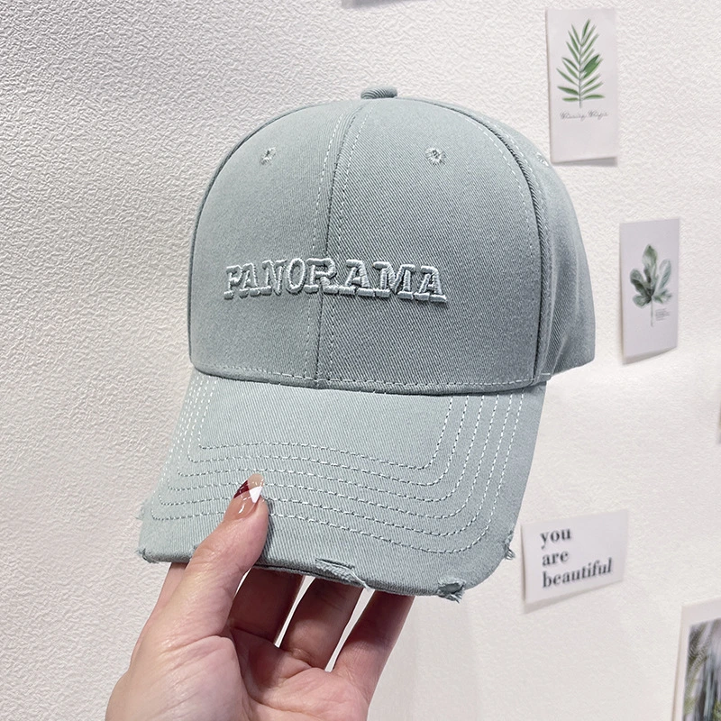 Gorra de béisbol para Unisex borde coreano Ins estilo popular de la moda sombreros diaria