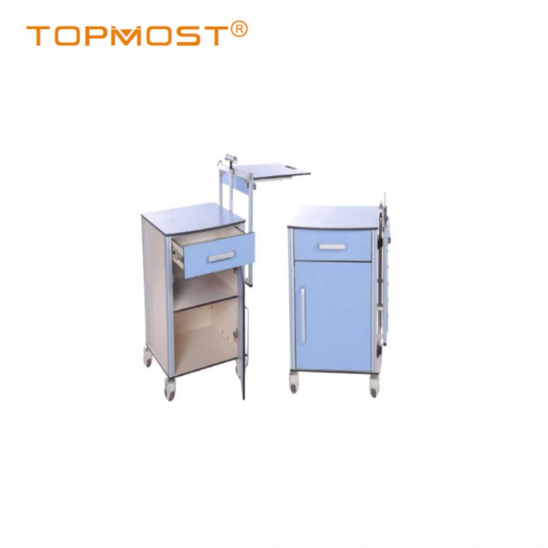 Medical Equipment Bedside Locker Hospital Bedside Cabinet with Drawer and Cabinet