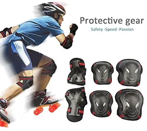 7pcs/Set de patines de patinaje Protector codo rodilleras