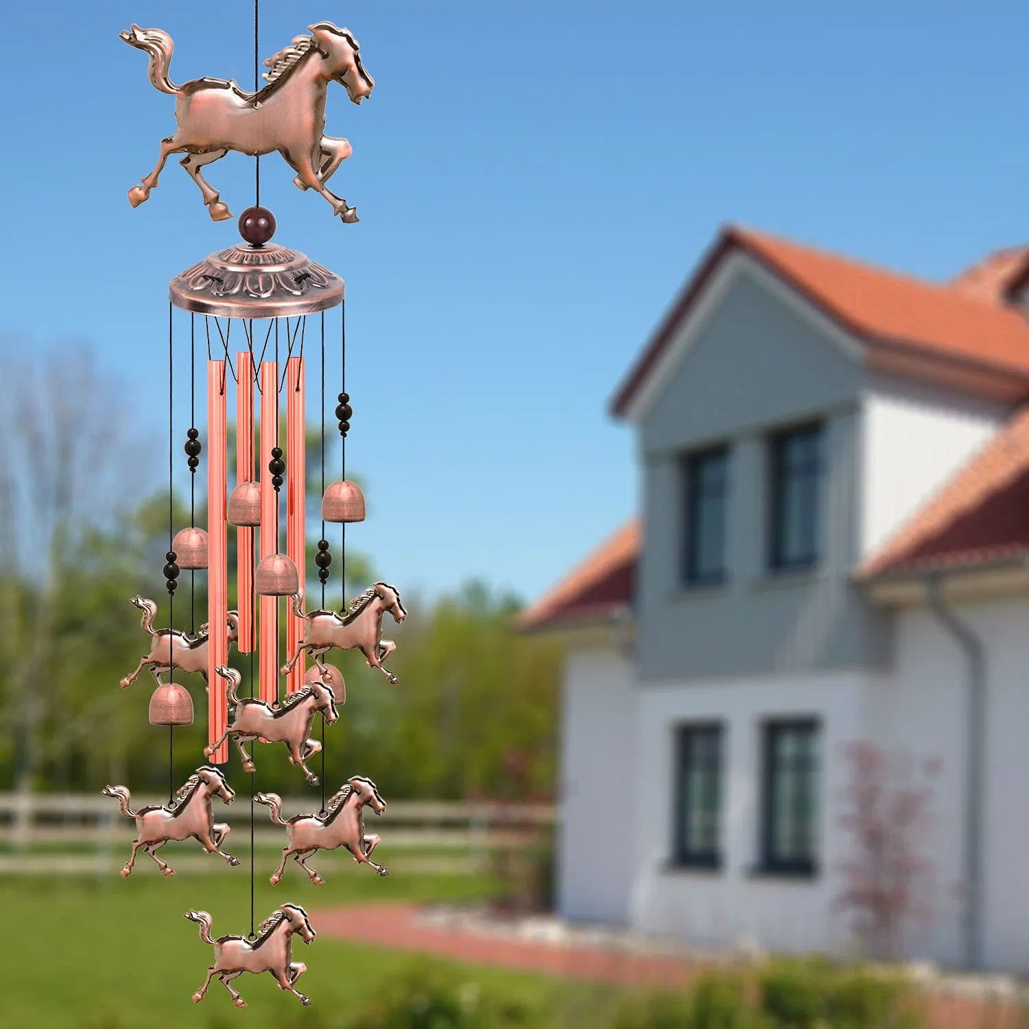 Horse Wind Chimes Outdoor, Memorial Wind Chime, Gift