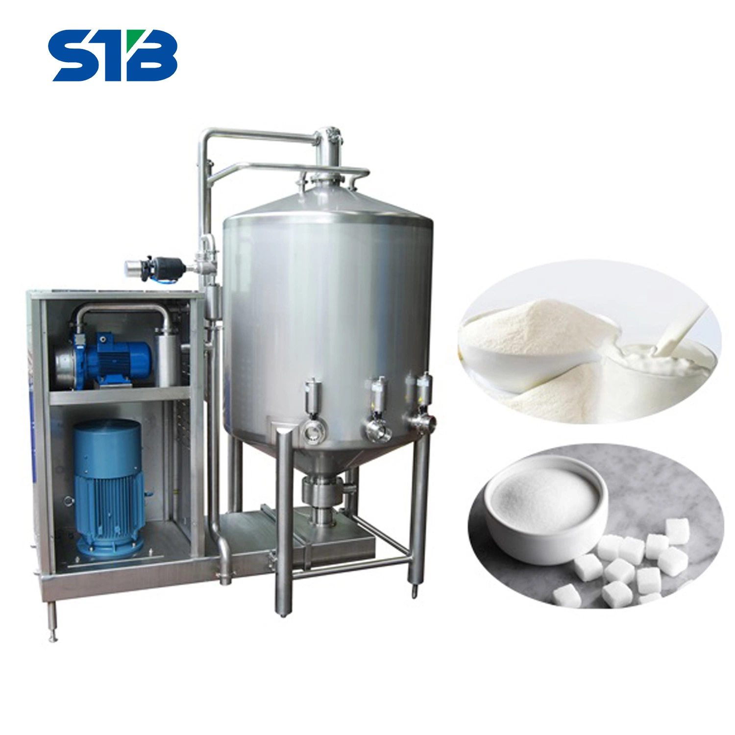 Customized Stainless Steel Cooling Vacuum Mixer Tank