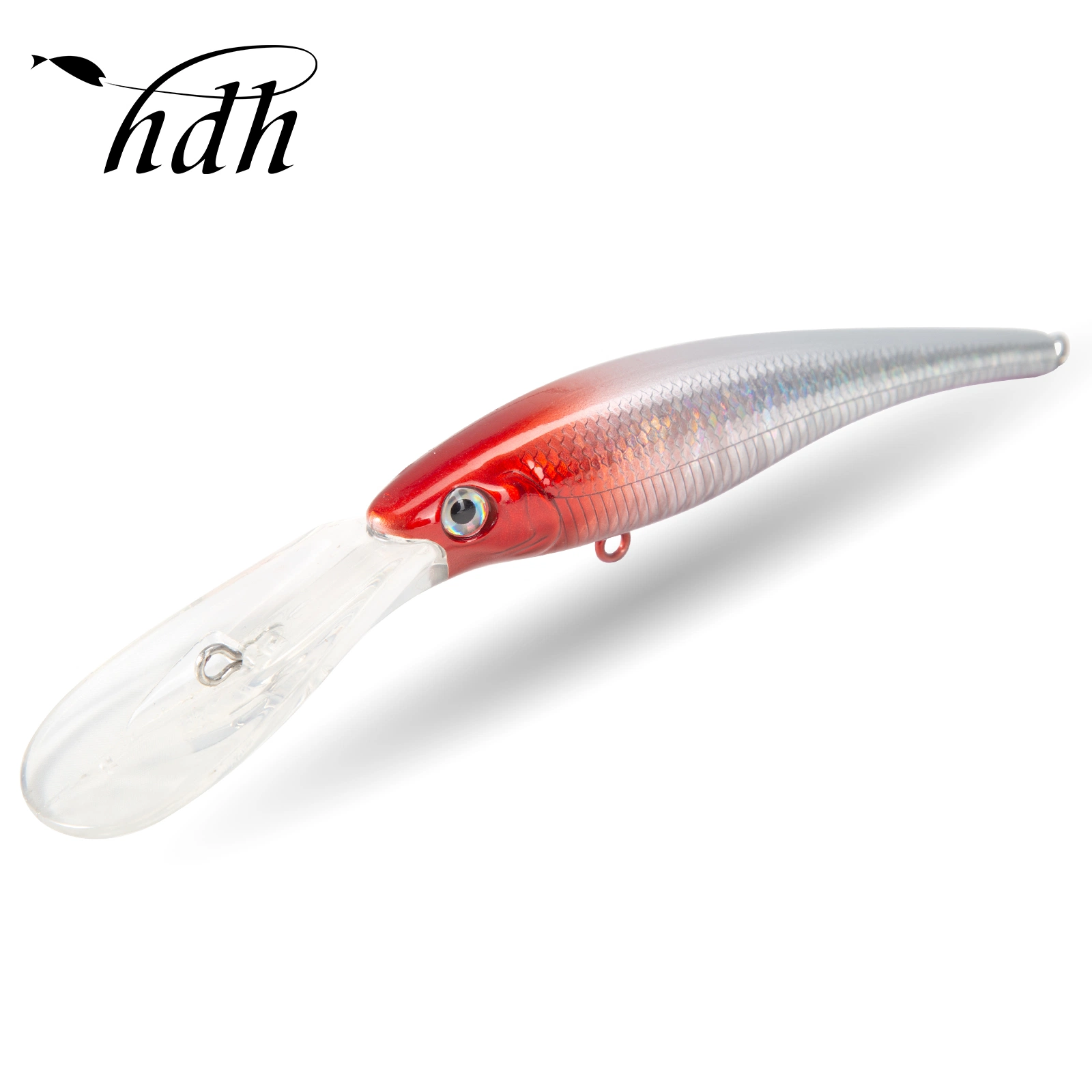 Custom Treble Hooks Fishing Lures Artificial Bait 3D Lure Eyes Floating Minnow Fishing Lure