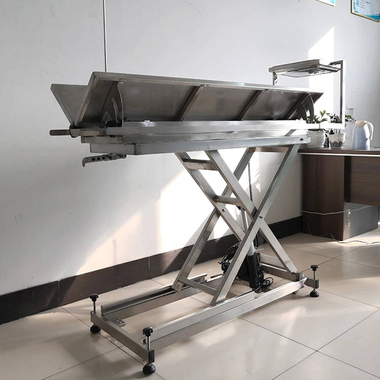 طاولة العمليات الجراحية الخاصة بالمسنّب لرفع الجهاز الكهربائي متعدد الوظائف لمعالجة الحيوانات الأليفة