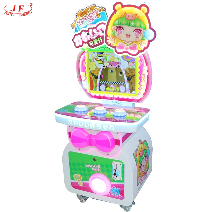 Cute Baby Speed Forest 2 Coin Operated Skate Parkour Game Dispense Capsule Toy Kiddie Kids Video Acrade Game Machine