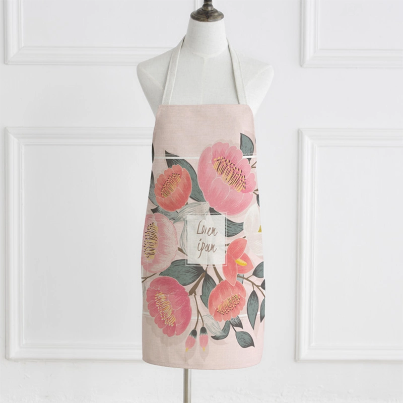 Quality Custom Digital Printing Elegant Apron for Studio Cooking