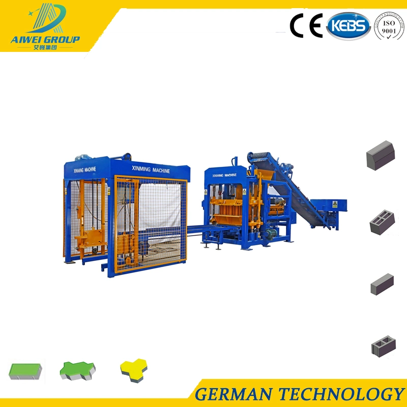 Qt4-15b Automatic Block Construction Manufacturing Brick Making Machine to Ghana=