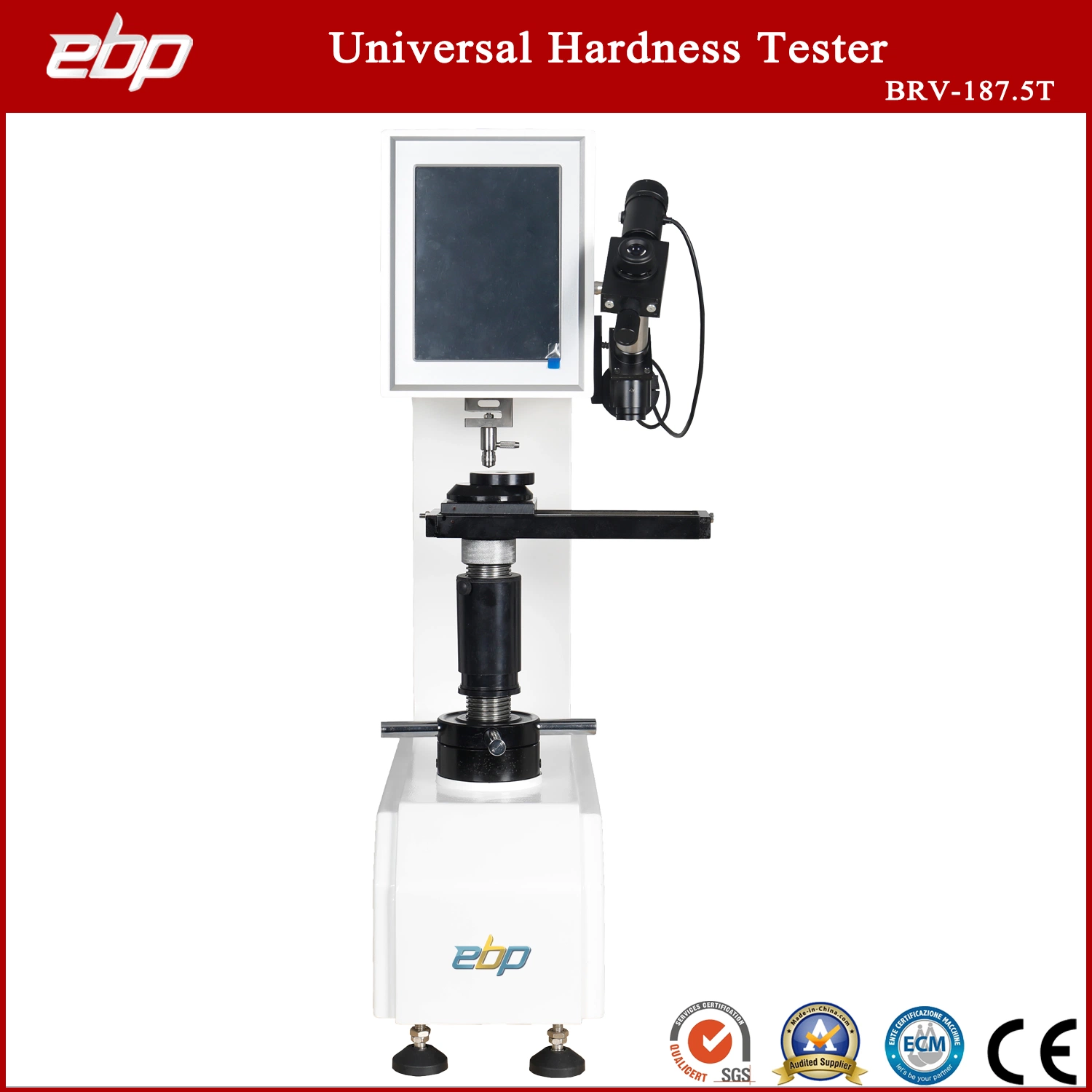 Touch Screen Digital Benchtop Universal Metal Hardness Tester with Brinell Rockwell and Vickers Scales Analog Display