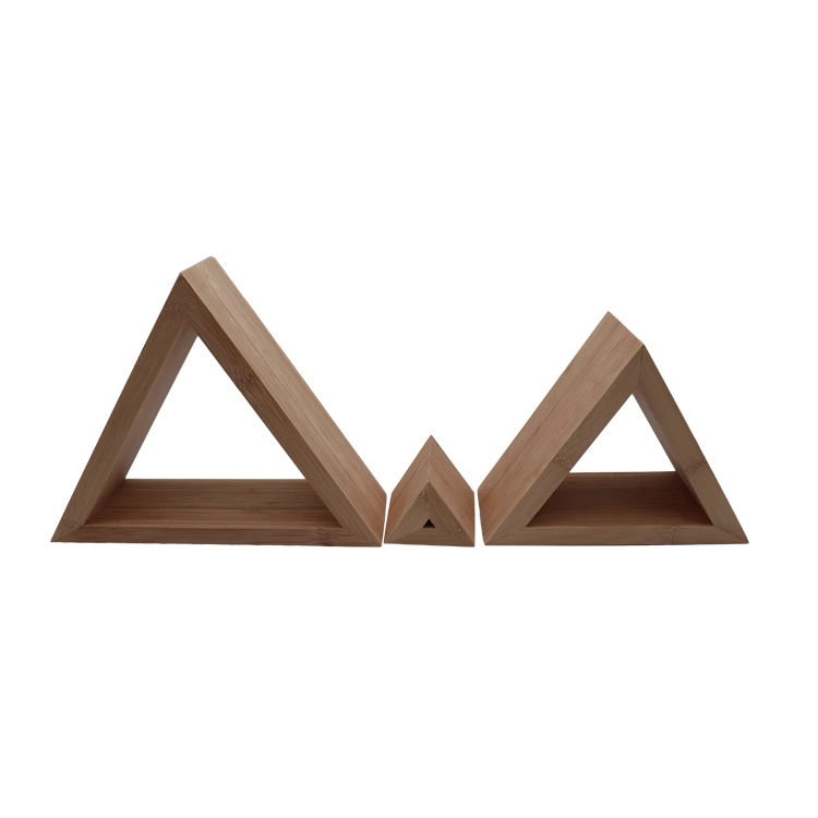 Nouveau produit Triangle de bambou Wall Hanging maison moderne de la décoration des pièces