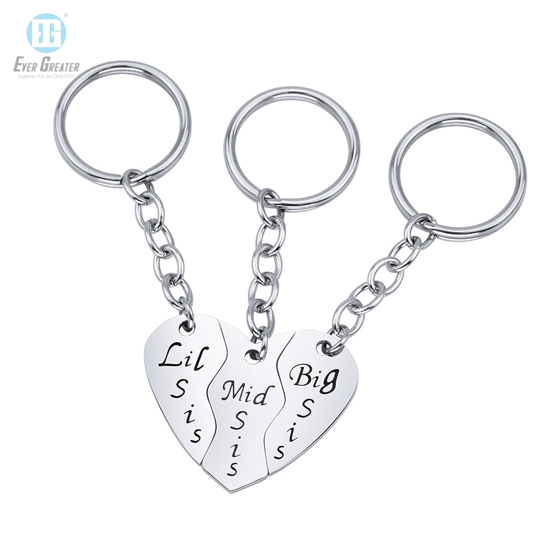 Custom High quality/High cost performance Letter Key Chain Rings Bulk