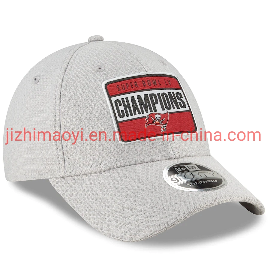 Wholesale/Supplier Cheap Men's Tampa-Bay-Buccaneen Gray Super Bowl LV Champions Parade 9forty Adjustable Hat