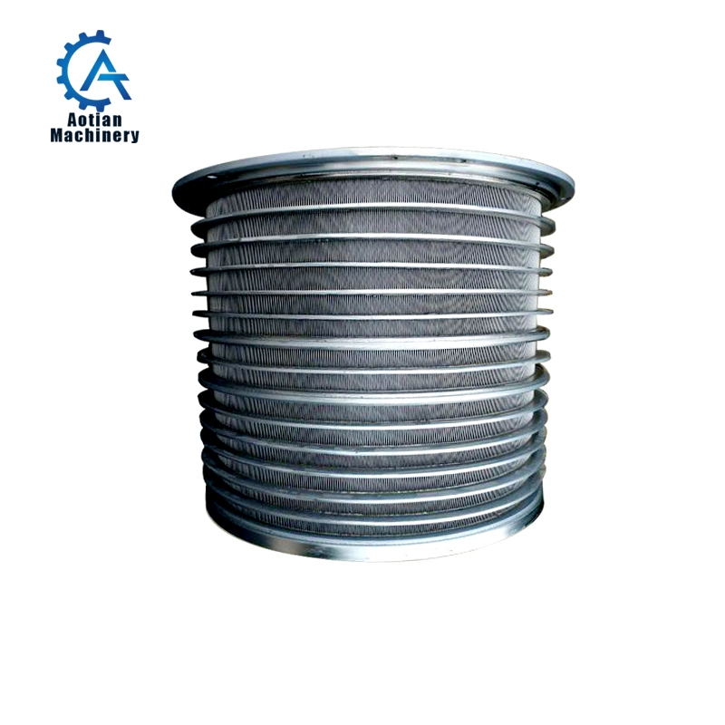 Stainless Steel Sieve Pressure Basket Screen Drum for Paper Machine