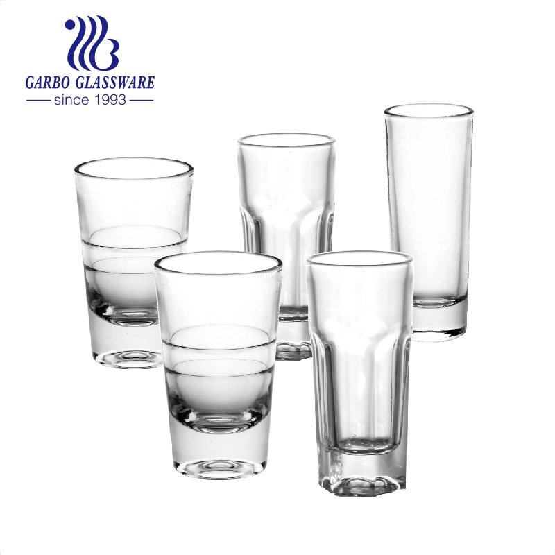 Verre doseur de 4 oz de l'usine de gros en Chine Verre à vin liquide personnalisé avec un design personnalisé.