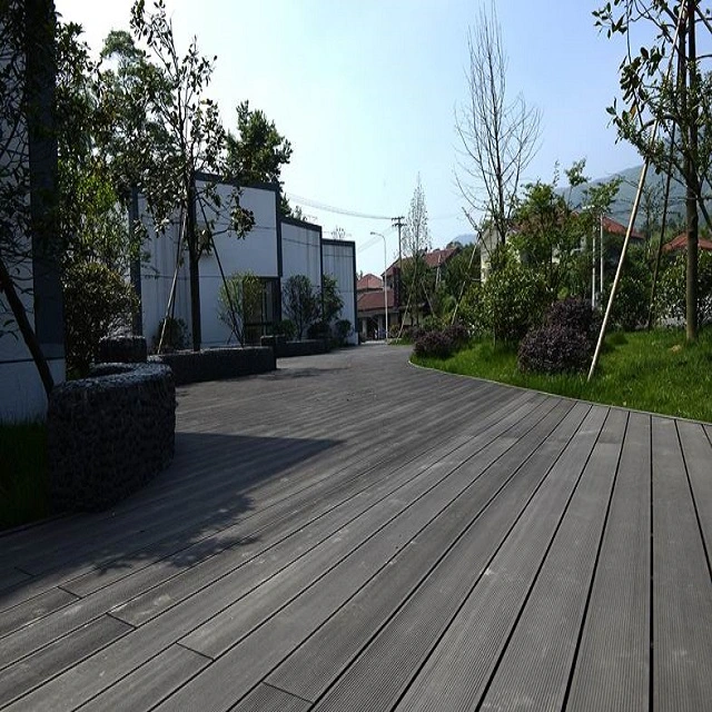 Anti-Slip Easily Assemble Recyclable Waterproof Anti-UV Anti-Fade Fire Retardant WPC Terrace Decking Swimming Pool Decking