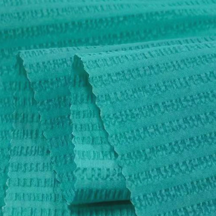 High-Stretch Nylon Pleated Texture Designer Fabric 5% Spandex 95% Nylon Fabric for Fashion Skirts T-Shirts