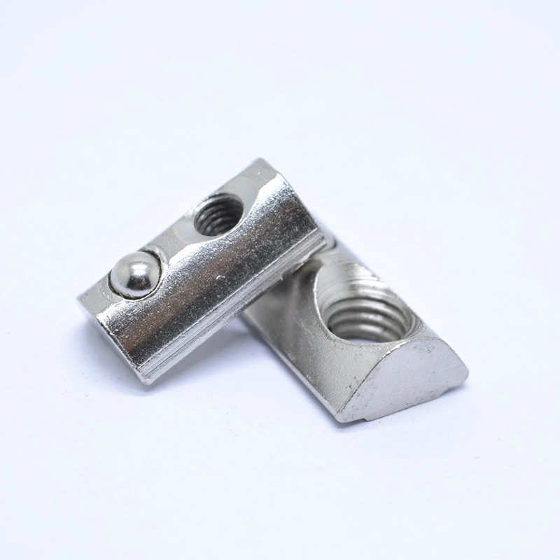 Stainless Steel 304 316 T Slot Nut with Spring Loaded Ball