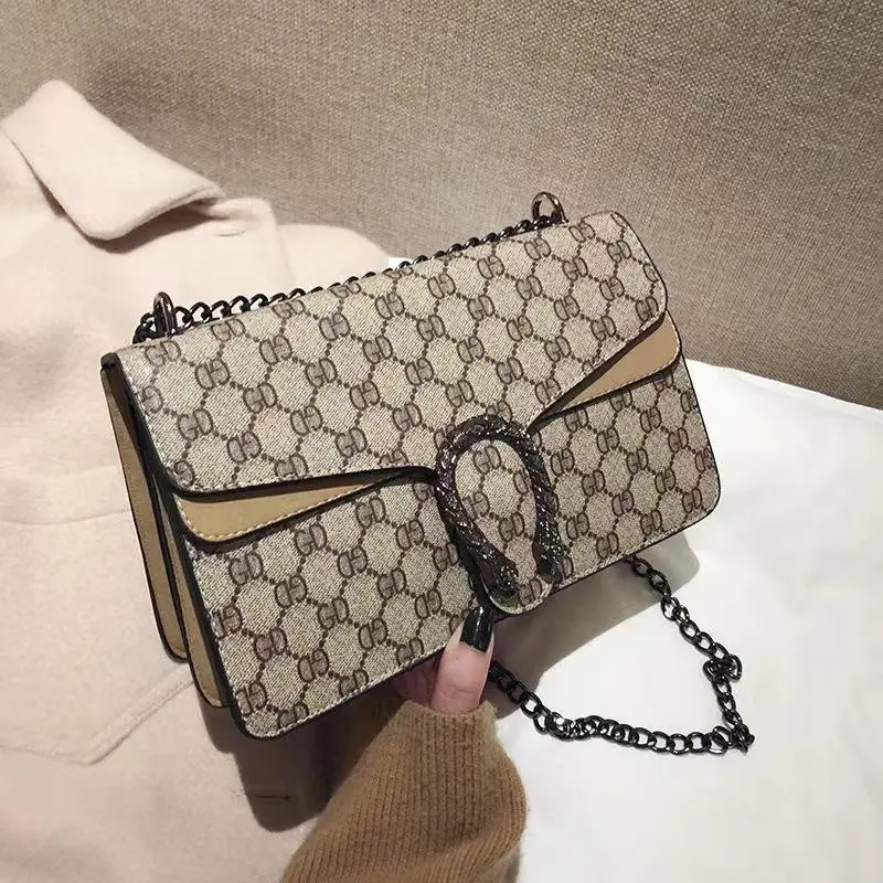 2023 New Fashion Dionysus Bag Printing Mini One-Shoulder Diagonal Chain Handbag Bags