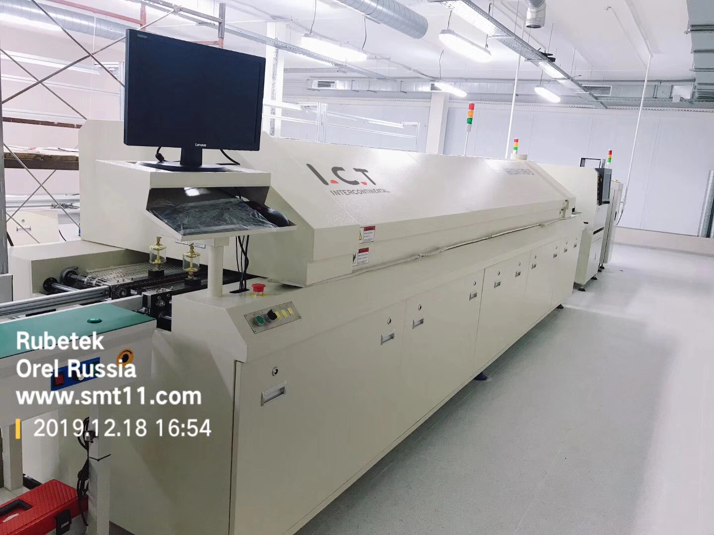 High Temperature Solder Reflow Oven for PCB Assembly Line