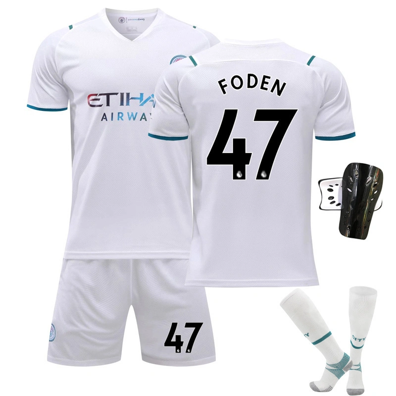 Away no. 17 de Bruyne no. 9 Harland Camiseta de fútbol blanca