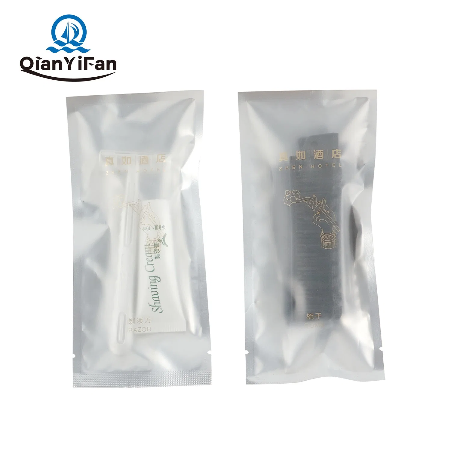 Factory Customized Five Star Hotel Logo Tooth Brush Toothpaste Set Disposable Dental Kit for Hotel