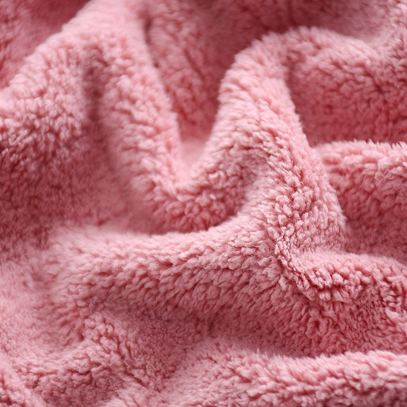 Daily Use Thickened Coral Velvet European Hair Towel