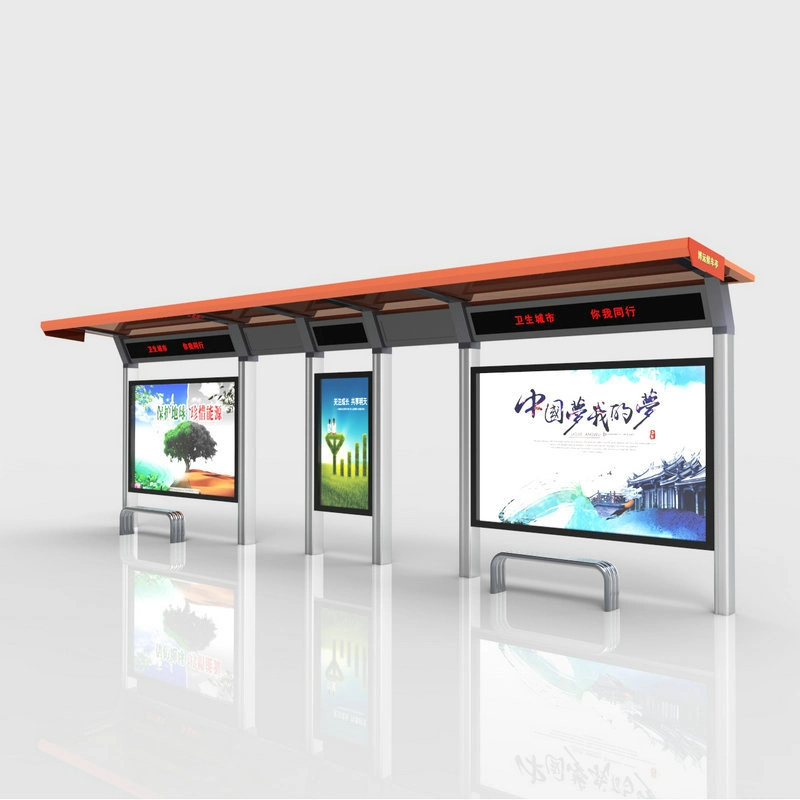 Factory Direct Supply Stainless Steel Smart Bus Shelter & Taxi Stop