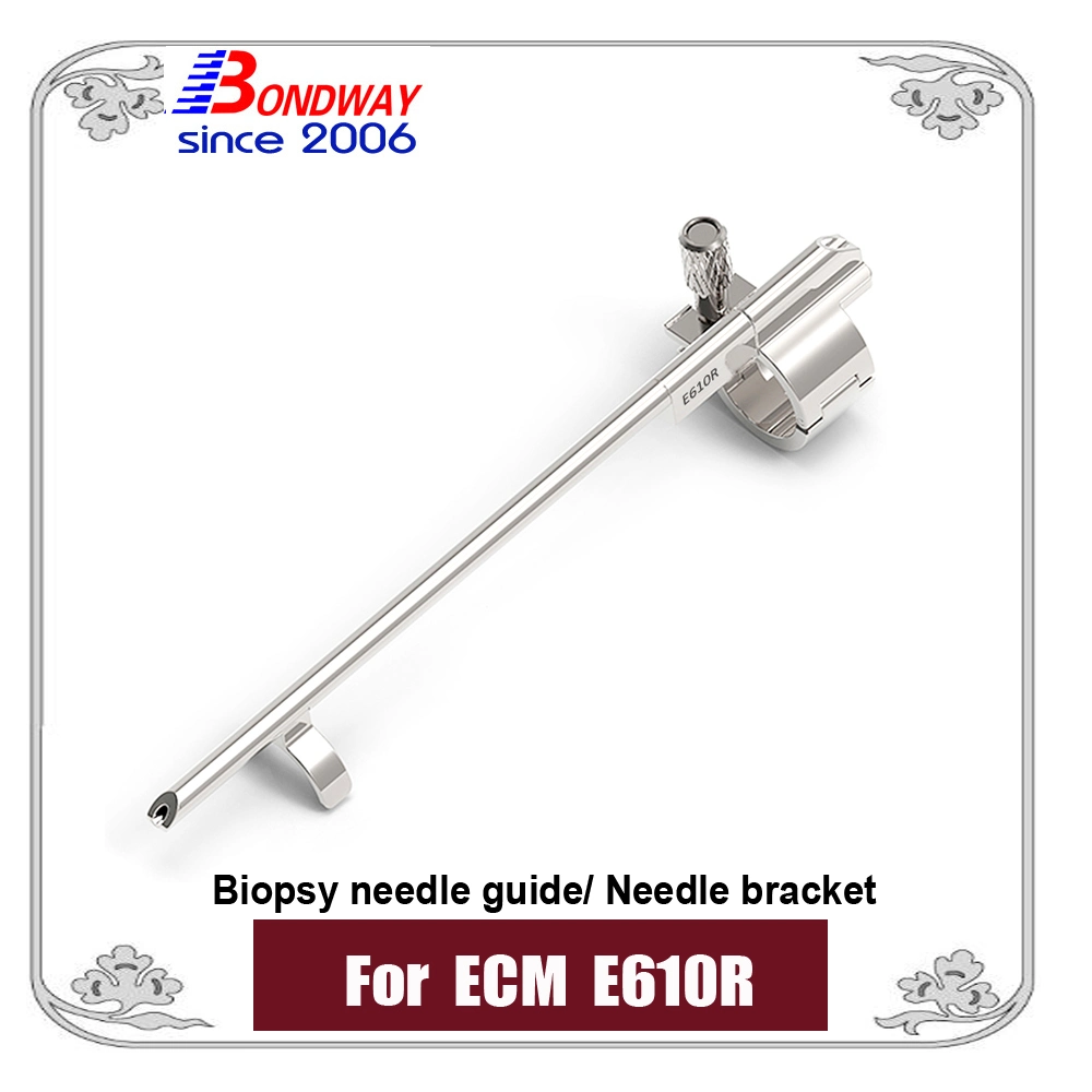 Ecm Stainless Steel Needle Bracket, Biopsy Needle Guide for Endocavity Transvaginal Ultrasound Transducer E610r Ivf Egg Retrieval