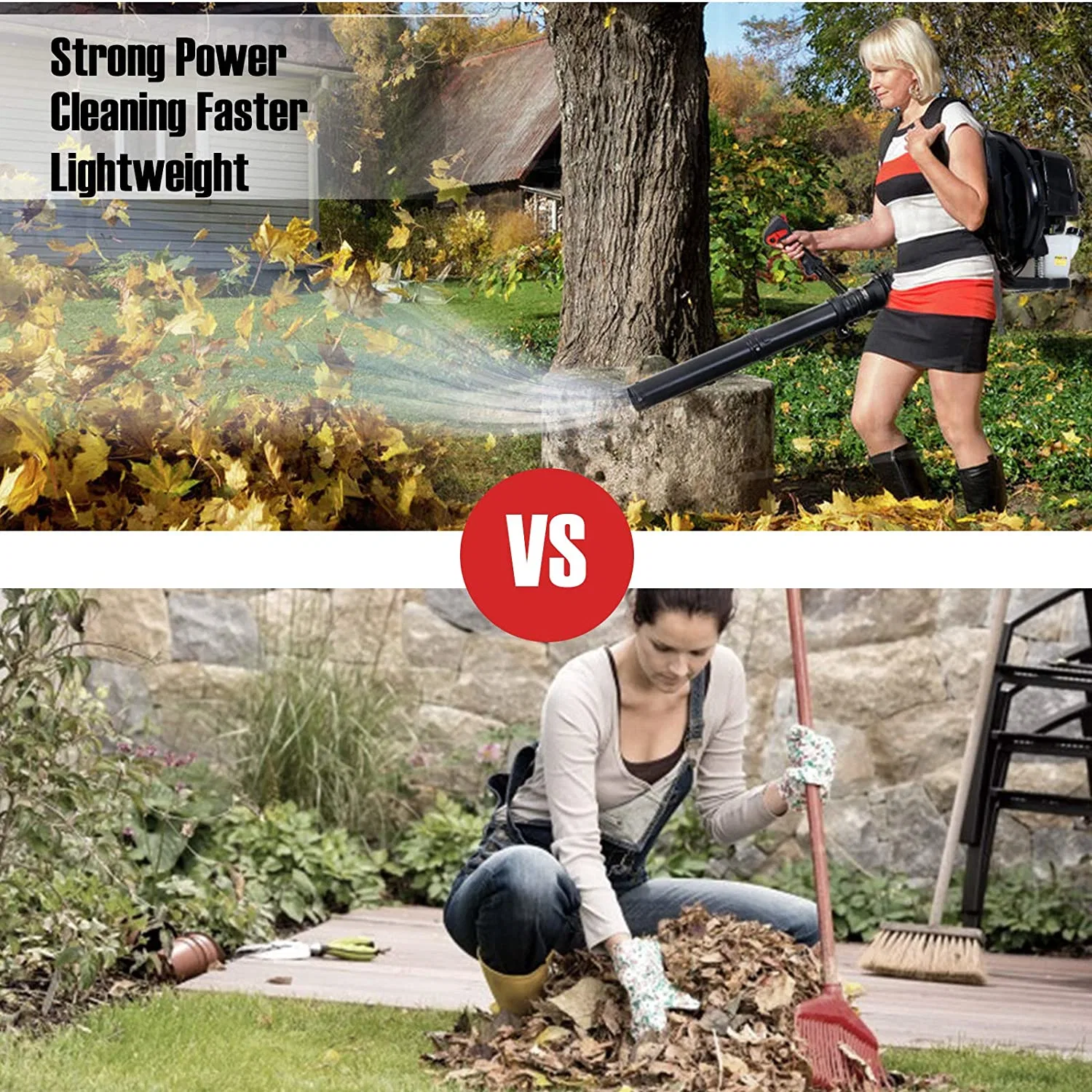 91.56cc Leaf Blower Outdoor Vacuum Cleaner High-Power Knapsack Gasoline Forest Wind Fire Extinguisher Road Leaf Blower (GB850)