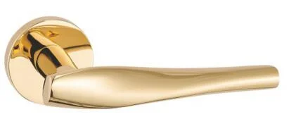 New Design Modern Style Brass Door Lock Lever Handle F503-665