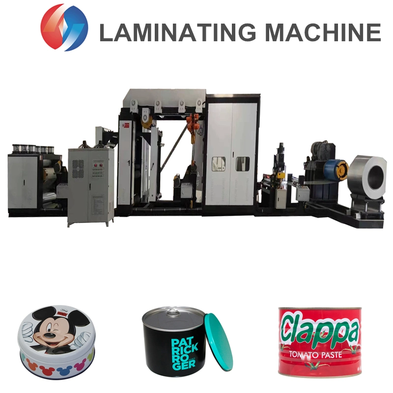 China Supplier Laminating Machine for Tinplate Sheet Food Contain Lid