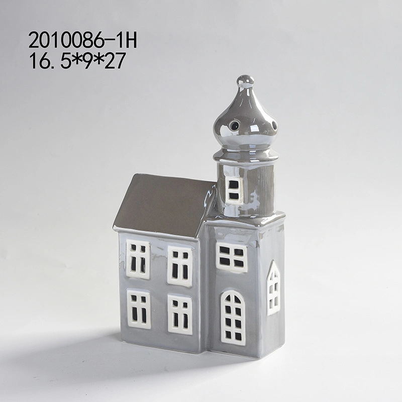 Wedding Gift Ceramic House Egg Shaped Candle Holder