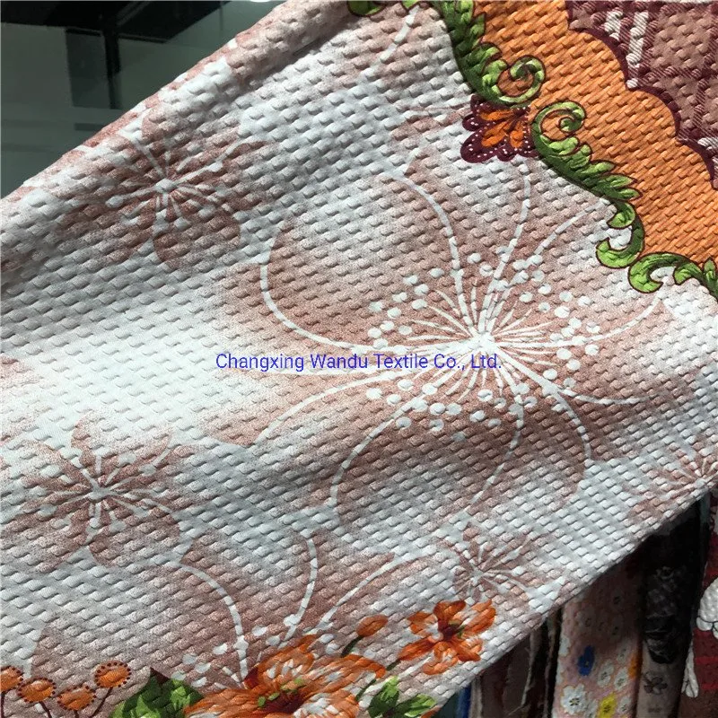 Fabricante de tecido, Bolha em relevo os Produtos de tecido, Bedsheet domésticos por grosso a qualidade é boa, fibra de poliéster têxtil