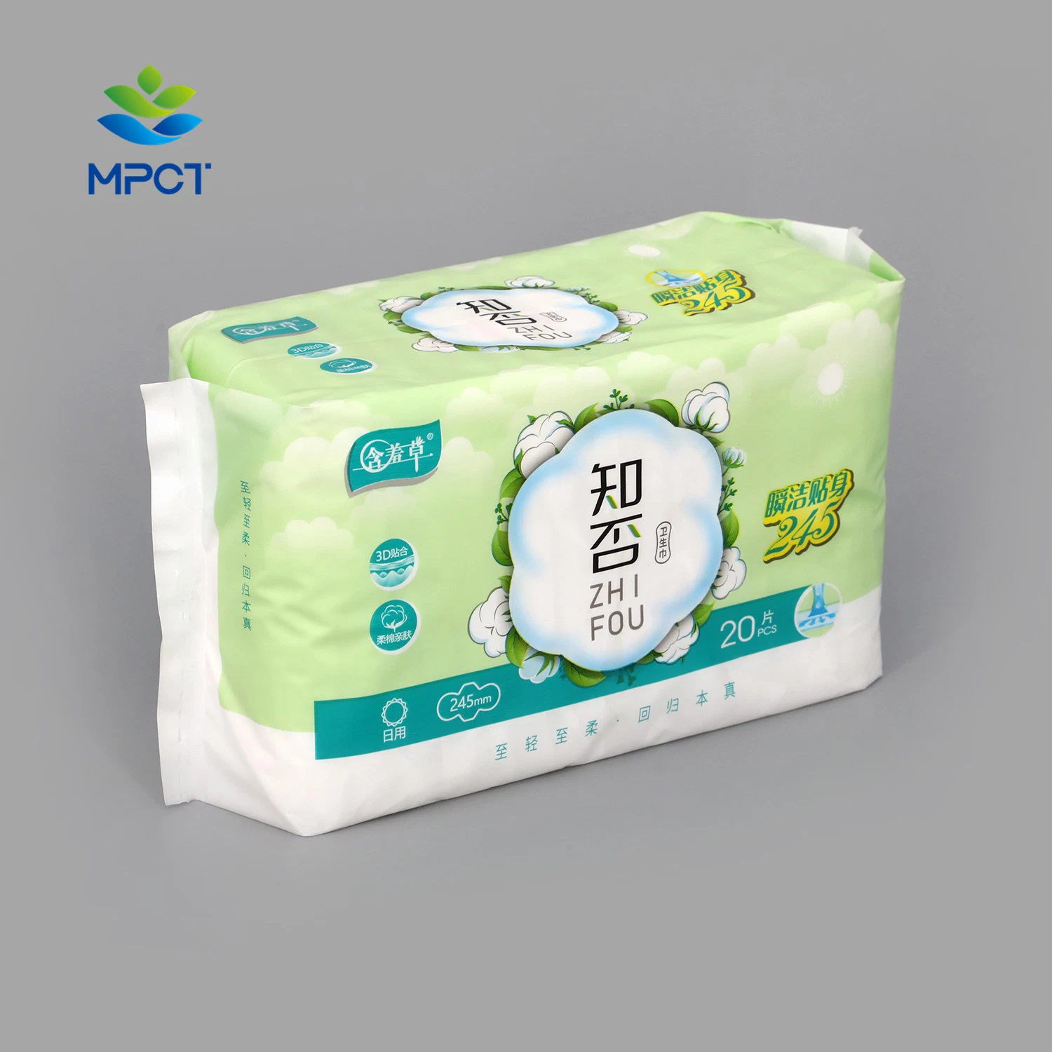 OEM/ODM Soft Breathable Pads for Women Cotton Sanitary Pads Menstrual Sanitary Napkin