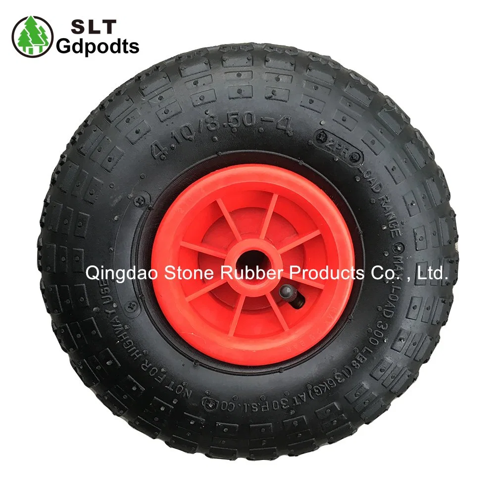 3.50-4 Rubber Wheel Tyre and Tube for Garden Cart and Tool Cart