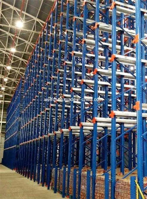 First in-Last out or First in-First out Storage Style Drive in Racking