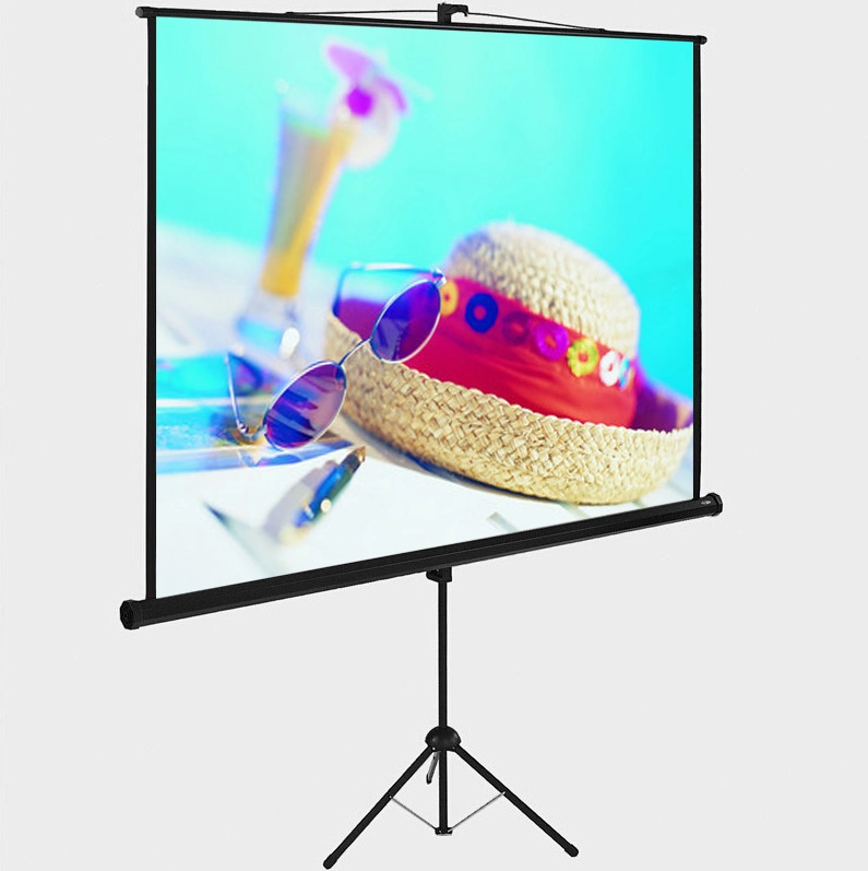 72" Tripod Projection Screen with Matte White Fabric