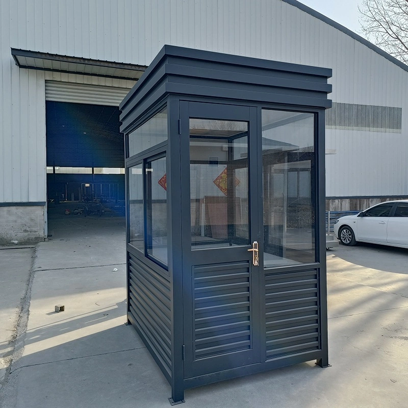 Sandwich Panel Prefab Removable Fire Guard House Outdoor Modern Mobile Public Security Ticket Booth Sale Sentry Box