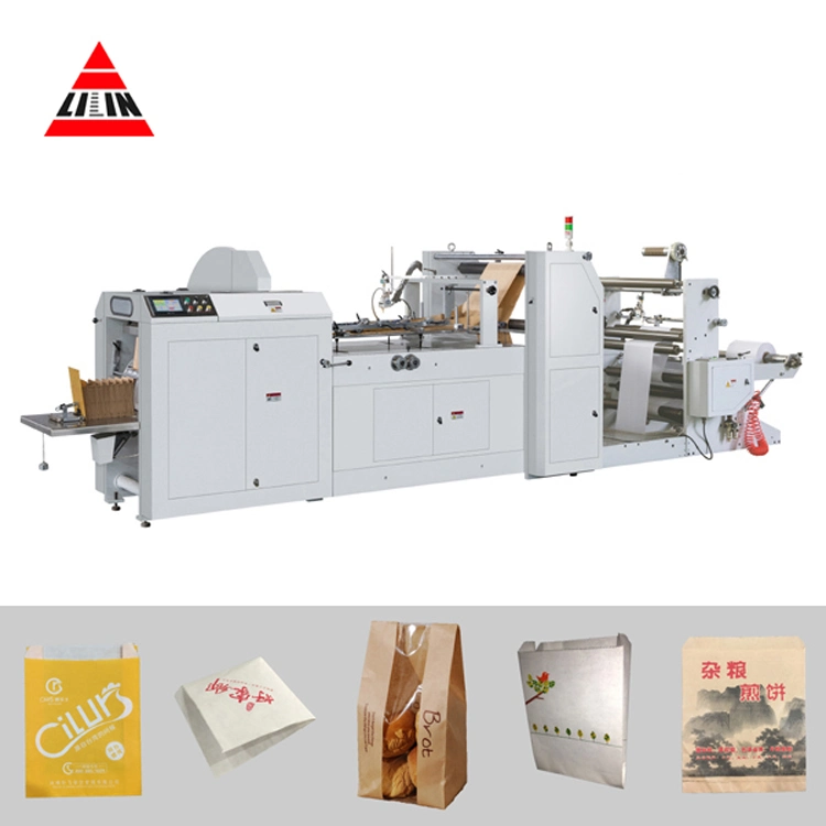 Lmd-600b Machine automatique de fabrication de sacs en papier kraft pour petits pains.