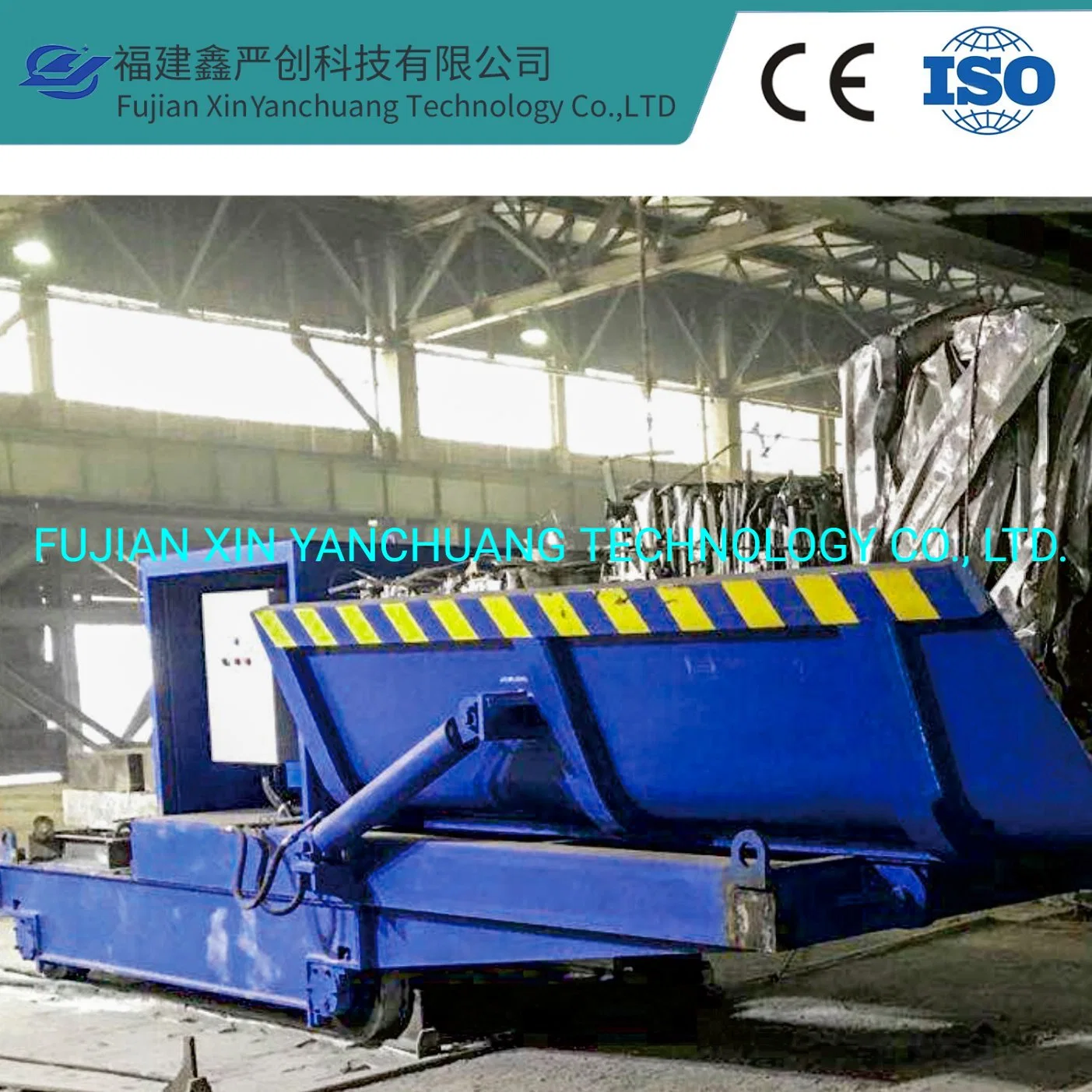 Intermediate Frequency Induction Furnace Steelmaking Scrap Steel Charger Trolley