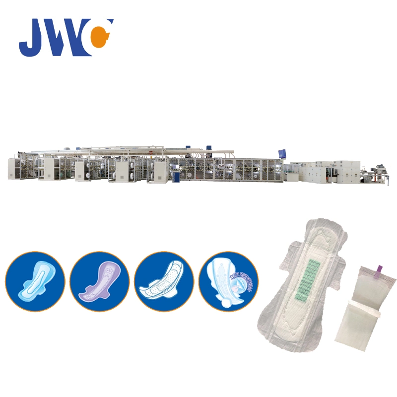 Sanitery ISO Approved Jwc Transparent Film for Baby Diaper Pads Machinery Sanitary Napkin Machine