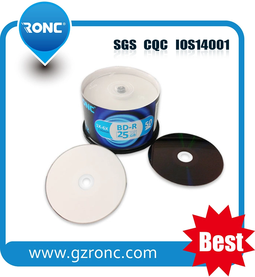 25GB Printable Blu Ray Disc 1X-6X Wholesale