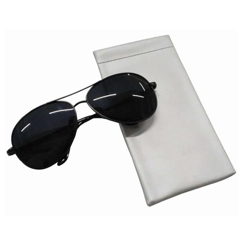 Custom Elastic Shrapnel PU Leather Sunglasses Pocket Eyeglass Eyewear Pouch