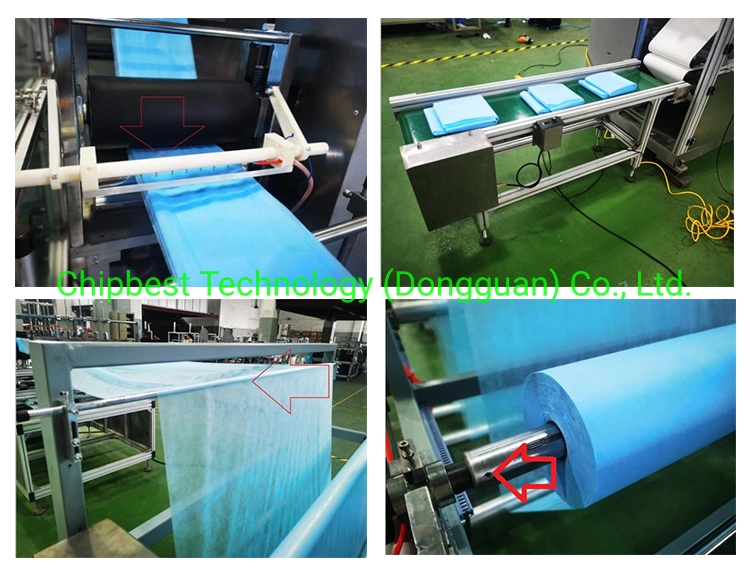 Chipbest Low Cost Full-Auto Bed Sheet Making Machine Producing Non Woven Disposable Bedsheet for Hospital/Hotel/Home Using